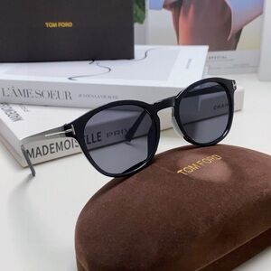 Tom Ford Gray and Black Sunglasses
